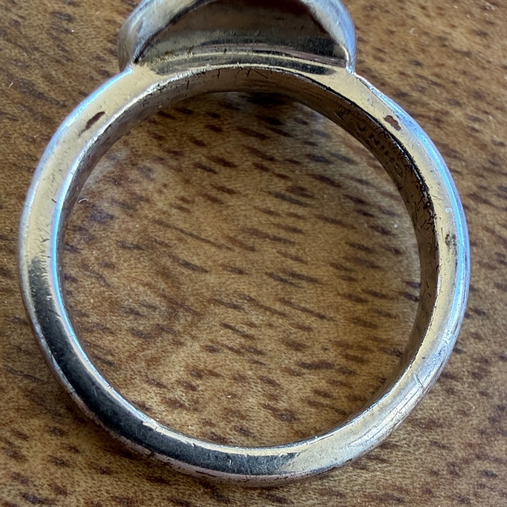 Coach Silver Peace Heart Star Ring Trio Set - Picture 9 of 9